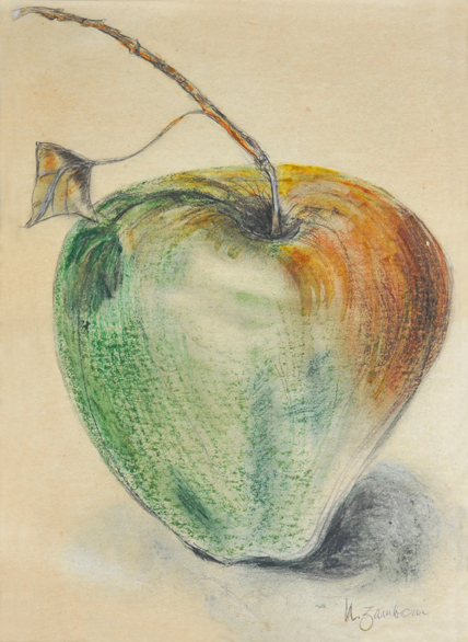 Portrait of an Apple - Pastel #102