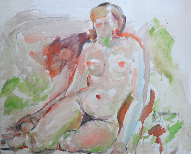 Nude in White - Casein Wash #059